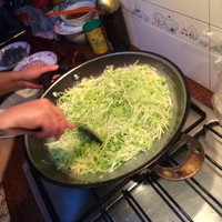 花椰菜豬肉蝦仁炒飯的做法 步骤5