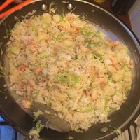 花椰菜豬肉蝦仁炒飯的做法 步骤10
