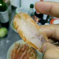 鹽烤阿根廷紅蝦的做法 步骤2