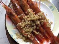 蒜蓉阿根廷紅蝦的做法 步骤3