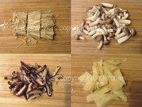 蘑菇冬筍雜煮燴飯的做法 步骤1