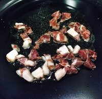 水波蛋蘆筍口蘑火腿沙拉的做法 步骤2