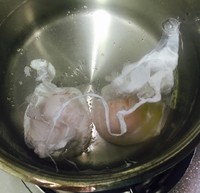 水波蛋蘆筍口蘑火腿沙拉的做法 步骤3