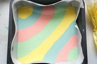 五彩斑斕的彩虹蛋糕卷 #皮黑森林#的做法 步骤9