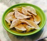 手工豬肉香菇芹菜水餃➕溫州鍋貼的做法 步骤5