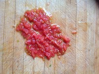 【快手輔食】茄味豆腐蟹黃羹（12m+）的做法 步骤3