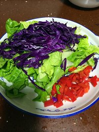 雞肉蔬菜沙拉的做法 步骤3