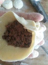 黃豆面紅豆沙餅的做法 步骤7
