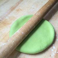 菠菜手擀麵的做法 步骤6