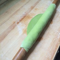 菠菜手擀麵的做法 步骤8