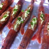 芝士蒜蓉烤阿根廷紅蝦的做法 步骤7