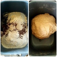胚芽果干面包的做法 步骤2