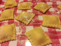 Gorgonzola Ravioli- 意大利的奶酪餃子的做法 步骤7