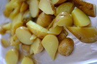 法式香煎雞配大蔥炖豆子的做法 步骤6