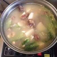 白芸豆山藥臘排骨湯的做法 步骤5