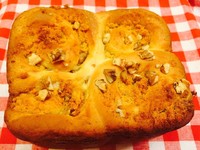 肉松核桃面包-面包機簡易版的做法 步骤7