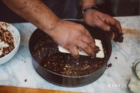 健康自然的生可可紅棗核桃蛋糕的做法 步骤5