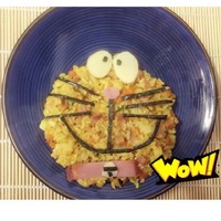 哆啦A夢土豆火腿咖喱飯的做法 步骤1