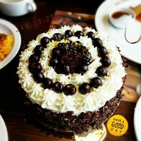黑森林蛋糕(送給朋友的生日蛋糕)的做法 步骤13