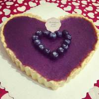 藍莓紫薯派的做法 步骤4