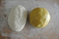 平底鍋式板栗餅的做法 步骤3