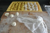 平底鍋式板栗餅的做法 步骤4