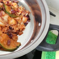 韓國辣白菜部隊火鍋 韓式二人鍋超簡單的做法 步骤3