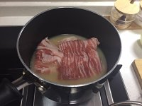 松本潤交嵐版豬肉洋蔥味噌湯的做法 步骤3