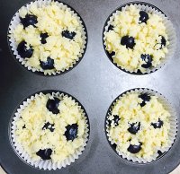 金寶頂脆皮爆漿藍莓麥芬（在家也能做出面包房的好味道）的做法 步骤7