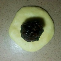 烏龜蜜豆面包的做法 步骤3