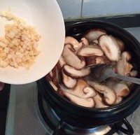 香菇生菜干貝粥的做法 步骤5