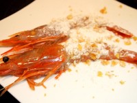 酥炸紅蝦配芒果沙律的做法 步骤2