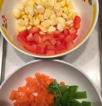 蔬菜繪蛋包飯的做法 步骤2