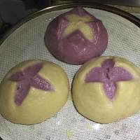 玉米紫薯開花饅頭的做法 步骤9