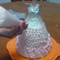 芭比公主蛋糕的做法 步骤3