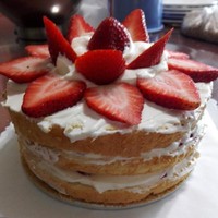 草莓夾心蛋糕的做法 步骤4
