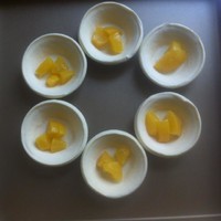 黃桃蛋撻（懶人版）的做法 步骤2