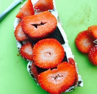 草莓芝士巧克力夾心面包的做法 步骤5