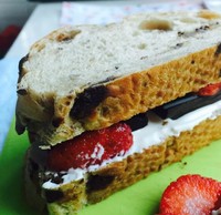 草莓芝士巧克力夾心面包的做法 步骤6