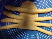 南瓜螃蟹面包的做法 步骤4