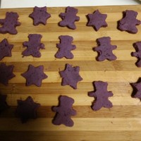 簡單的紫薯餅的做法 步骤4