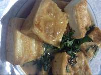 腐乳汁香煎豆腐的做法 步骤7