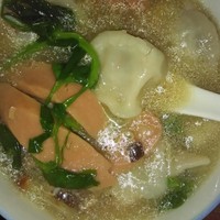 金針菇火腿餃子湯的做法 步骤5