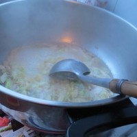 跟姥姥學的白菜豆腐疙瘩湯的做法 步骤6