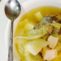 白菜豆腐大骨湯的做法 步骤6