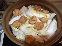 老丁的私房菜-肉丸子炖白菜的做法 步骤3