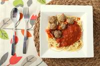 Lamb meatball spaghetti with red wine tomato sauce 羊肉丸子佐紅酒番茄意粉的做法 步骤7