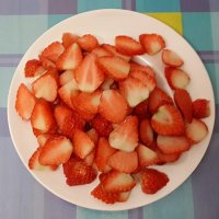 草莓乳酪千層蛋糕的做法 步骤3
