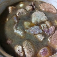 豆豉燜豆腐肉的做法 步骤4