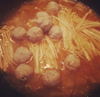 濃湯寶之韓式泡菜湯的做法 步骤5